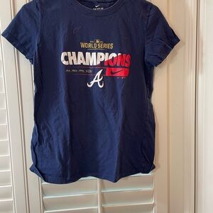 Nike Navy World Series Champions Tee